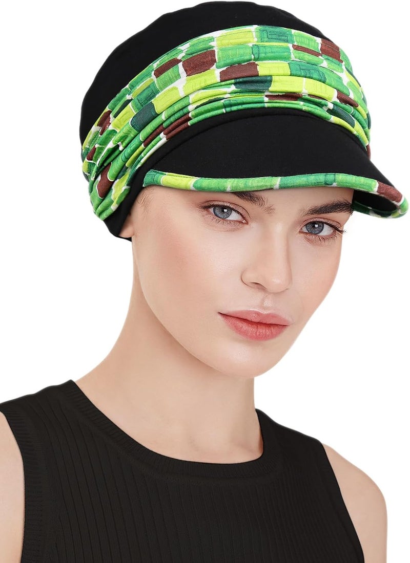 Awefeel Chemo Headwear Viscose Newsboy Cap for Women Fall and Winter Hats - Image 2